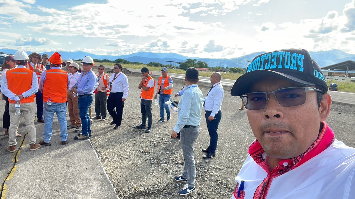 Visitamos la obra de remodelación del aeropuerto de Shumba en Jaén.