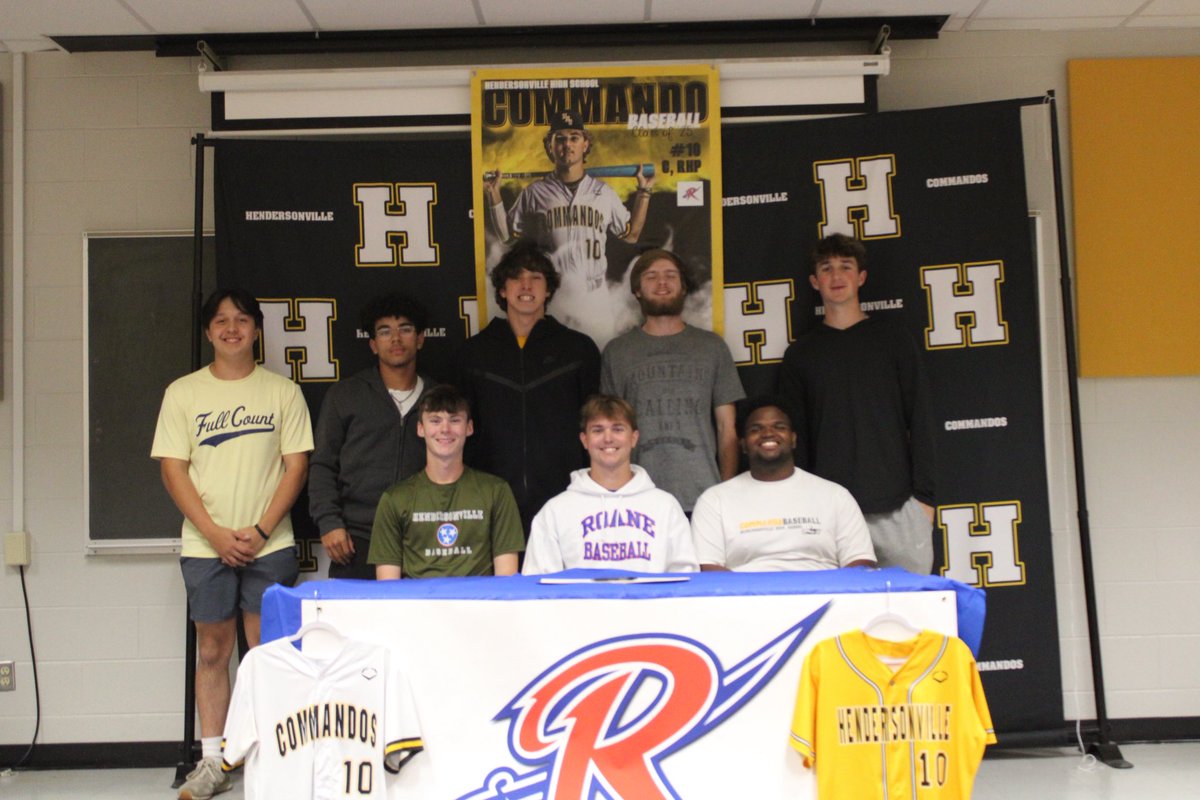 Congratulations to Justin Varboncouer  who signed last week to continue to his baseball career at Roane State. They are getting a tremendous young man! We are proud of you Justin and can’t wait to see what the future holds! 

#commandobaseball