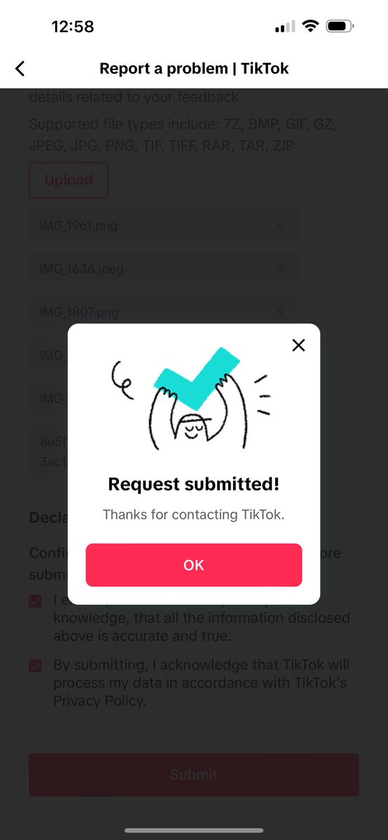 libertylibss's tweet photo. It’s been about a MONTH since my account was locked, and I’ve filled out the recovery form over 50 times with no help. This is so unfair. Please help me get my account back. #tiktoksupport @TikTokSupport  I sent you a dm and I’ve even showed proof that I filled out this form . https://t.co/n1cqv2wfJ1