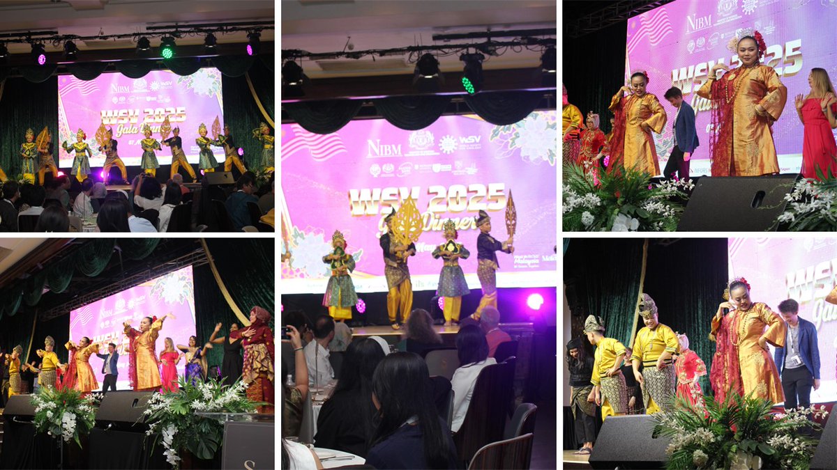 WSVirology's tweet image. 🌟 The @NibmMalaysia arranged #Gala_Dinner A Night to Remember at the #WSV2025 🌟
The WSV2025 Gala Dinner brought together virologists, researchers, and guests from around the world for an unforgettable evening filled with celebration, connection, and cultural richness.