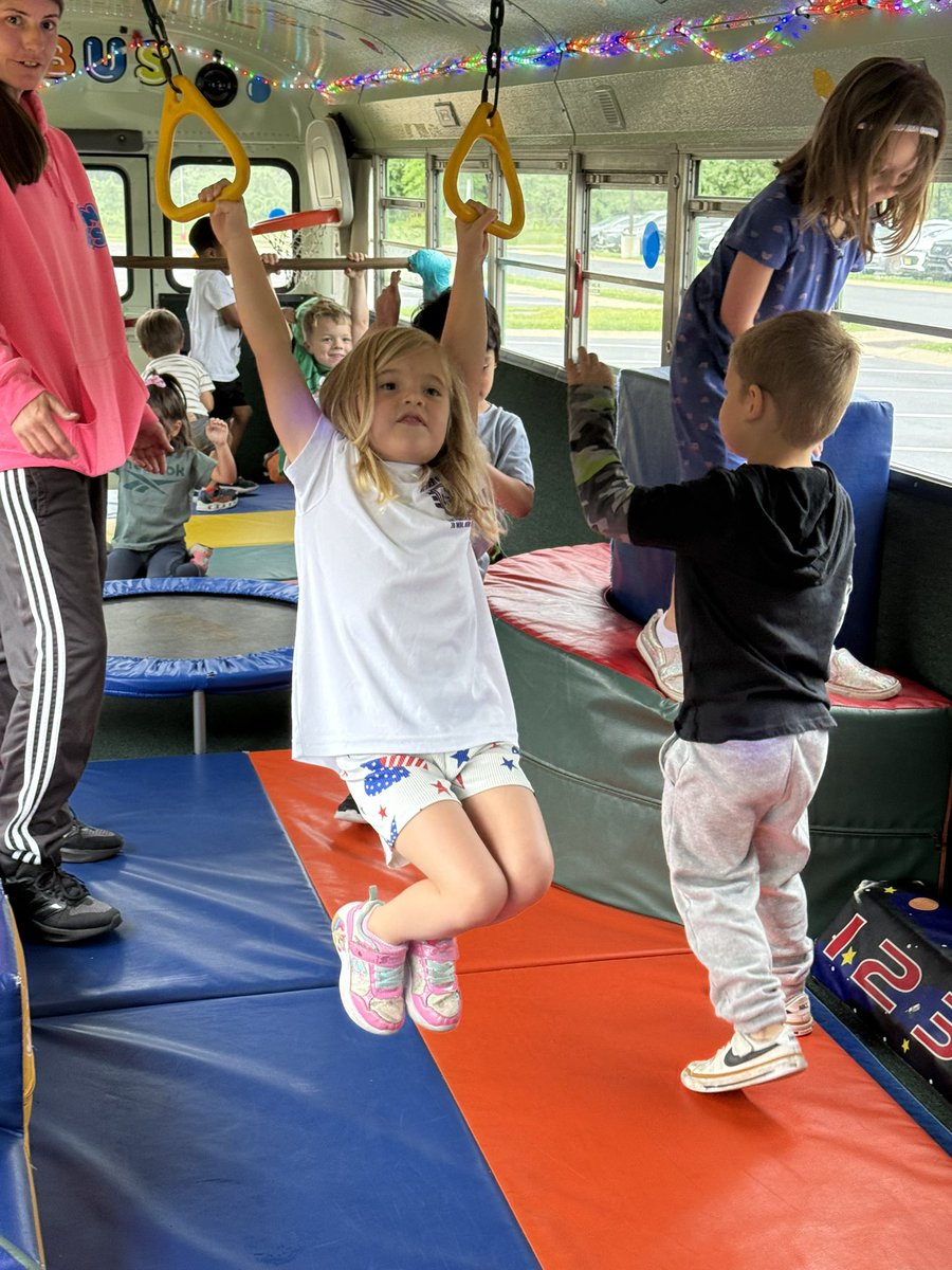 ๐๐๐ค๐ ๐ ๐ ๐ป๐๐๐๐๐ช (@jasonjdanley) on Twitter photo Flips, dunks, laughter, and more filled the Fun Bus today for a fun-filled Preschool experience! <a href="/NHTSCHOOLS/">North Hanover Schools</a> Flips, dunks, laughter, and more filled the Fun Bus today for a fun-filled Preschool experience! <a href="/NHTSCHOOLS/">North Hanover Schools</a>