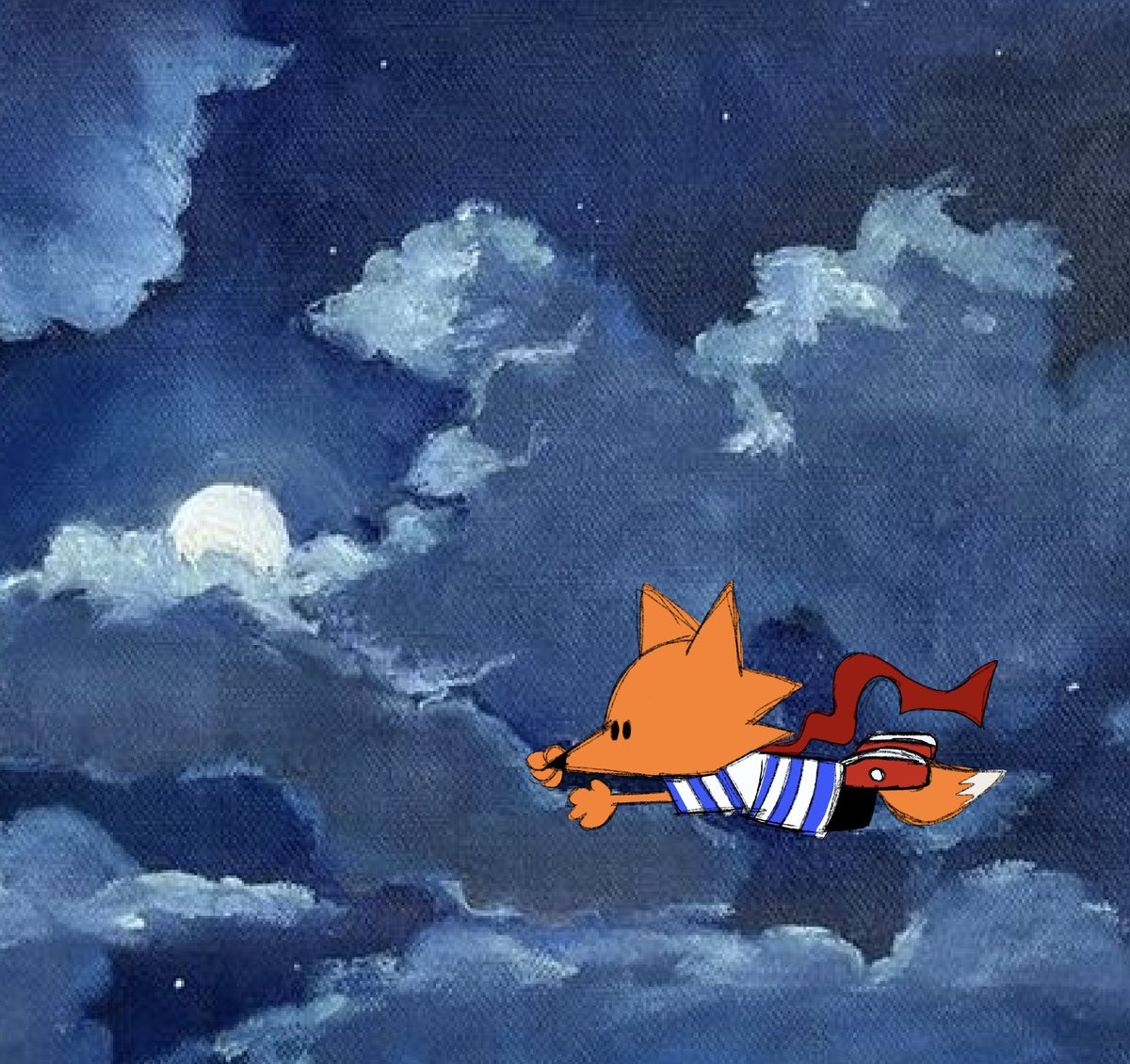 Miren allá arriba!
¿Es un pájaro?… ¿Es un avión?…
¡NO! ¡Es VINCENT!

#VincentElZorro #NoEsUnAvión #ModoSuperzorro
#ZorroEnLasNubes
