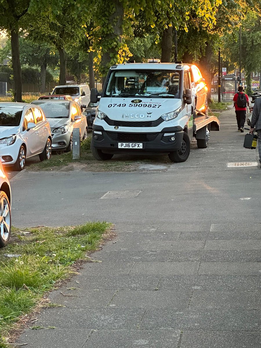 Why does this car trader always blocks the pavement on Bromford lane B8  near 542. Its a ongoing issue <a href="/HodgeHillWMP/">Hodge Hill Police</a> <a href="/BCC_Help/">BCC Customer Service</a> <a href="/BhamCityCouncil/">Bham City Council</a> <a href="/DVLAgovuk/">Driver and Vehicle Licensing Agency</a>
