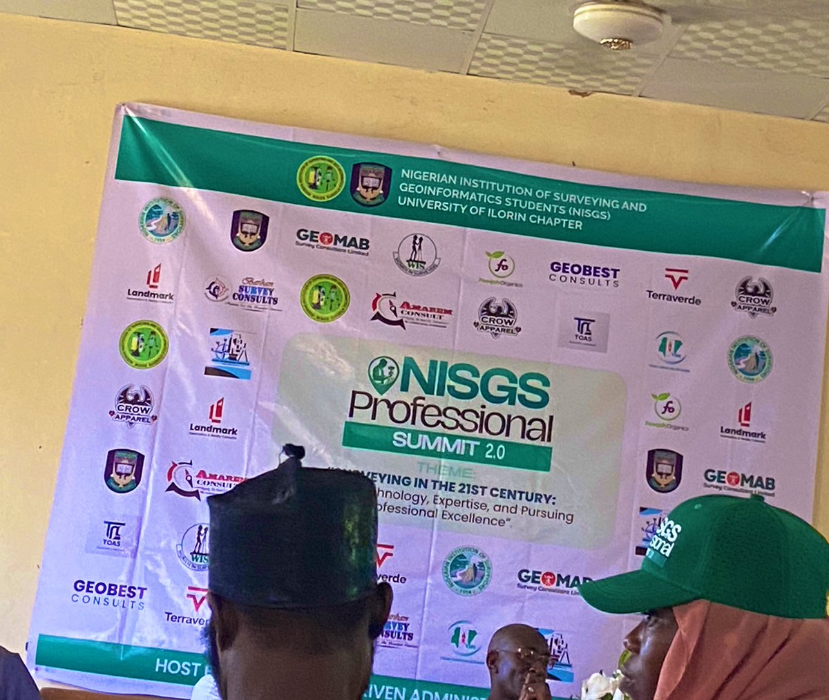 Samzydml's tweet image. Earlier today at the Nigerian Institute Of Surveying And Geoinformatics Students (NISGS) Professional Summit 2.0.
Engaging with minds shaping the future of geoinformatics. Proud to be part of the conversation on innovation, expertise, and professional excellence.
#Geoinformatics