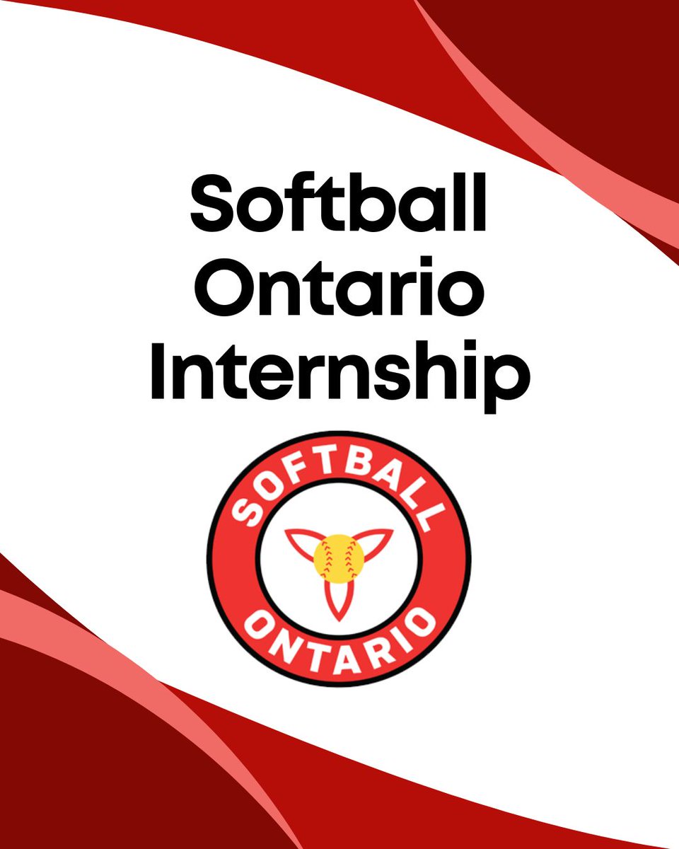 Now Hiring: Summer Internship Opportunity!

Softball Ontario is looking for a passionate, proactive student to join our team as an Events Coordinator/Administrative Assistant Intern 

Deadline to apply: May 30, 2025, at 5:00 PM

For more information, click the link in our bio!