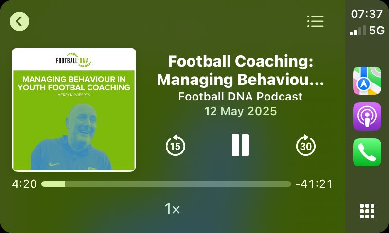Ben Andreos (@ben_andreos) on Twitter photo A brilliant listen to the podcast from <a href="/footballdna_/">Football DNA</a> around managing behaviours in football with Merfyn Roberts.
I can also take this into my full time role within school to help support students in different ways.
Not focusing on the bouncing of the ball but focusing on the A brilliant listen to the podcast from <a href="/footballdna_/">Football DNA</a> around managing behaviours in football with Merfyn Roberts.
I can also take this into my full time role within school to help support students in different ways.
Not focusing on the bouncing of the ball but focusing on the