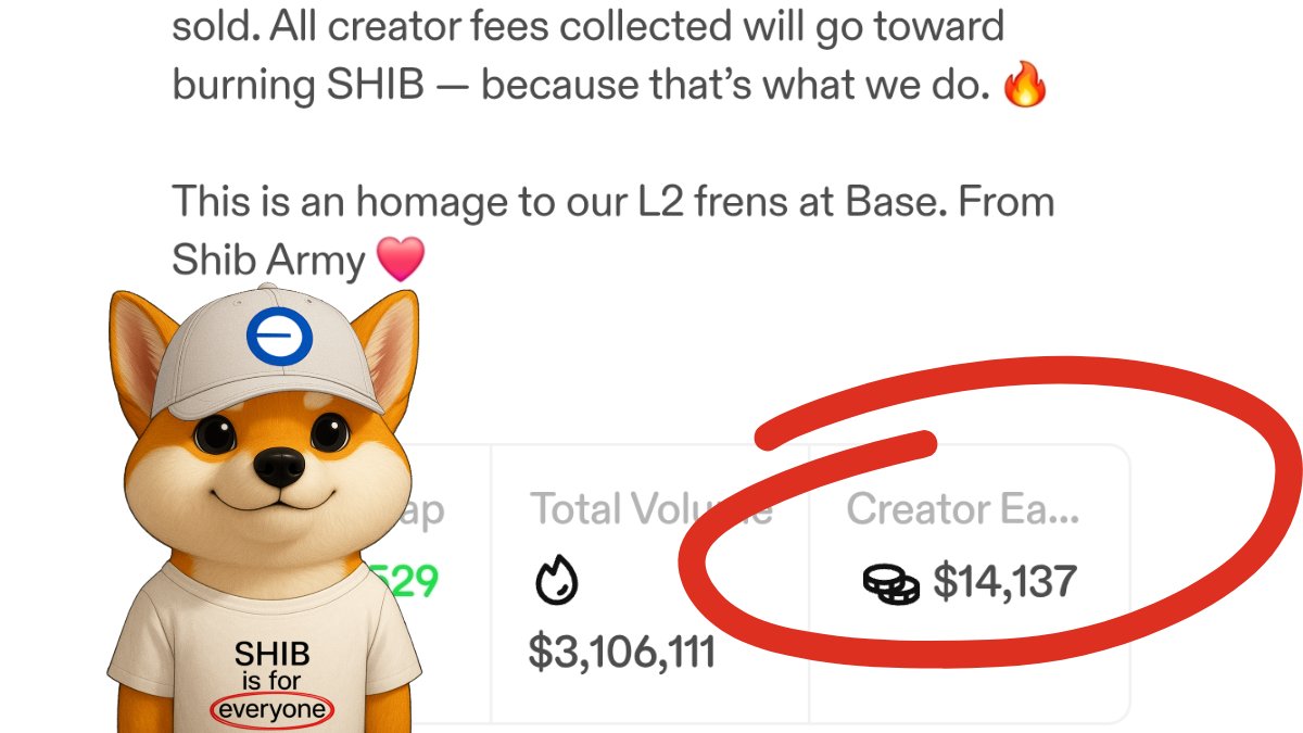 SHIBis4everyone's tweet photo. @zora @Shibtoken We already collected $14,137 🔥 https://t.co/DjQztcekCs