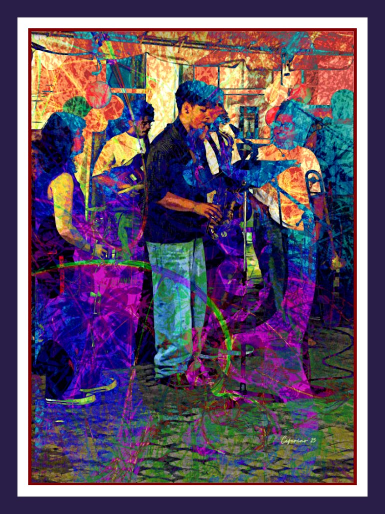 en2dimens's tweet photo. «La fiesta 1». Obra digital de Ceferino Díaz Ruiz. #artedigital #digitalart https://t.co/f0xwfyBtx3