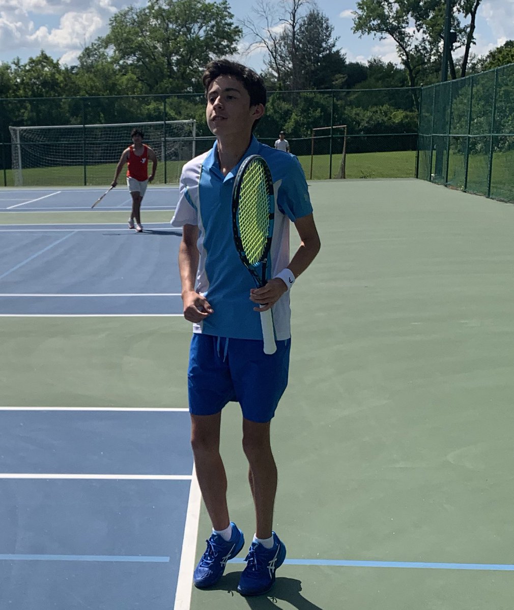 Desmet Jesuit Tennis (@desmettennis) on Twitter photo Style points awarded to Rimmey for his “Djokovic inspired” ensemble. Rincon uses the wood racket effectively to get through his first round match!
<a href="/DeSmetJesuitHS/">De Smet Jesuit High School</a> Style points awarded to Rimmey for his “Djokovic inspired” ensemble. Rincon uses the wood racket effectively to get through his first round match!
<a href="/DeSmetJesuitHS/">De Smet Jesuit High School</a>