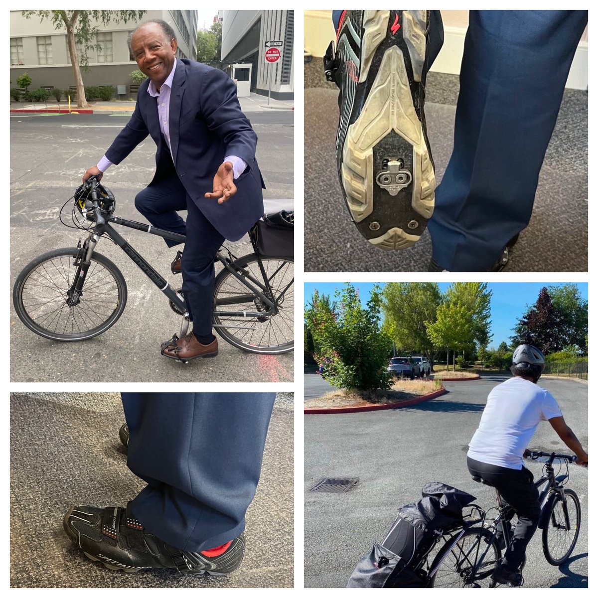 Cal_LCI's tweet image. Keep rolling! 🚴🏽‍♂️  #BikeToWorkWeek
 
Biking to work isn’t just great for your health—it’s a win for the planet 🌍 too. Just ask our LCI Director, Samual Assefa, who lives the climate-friendly lifestyle he helps promote.
 
Director Assefa plays a key role in the LCI and @CalSGC's