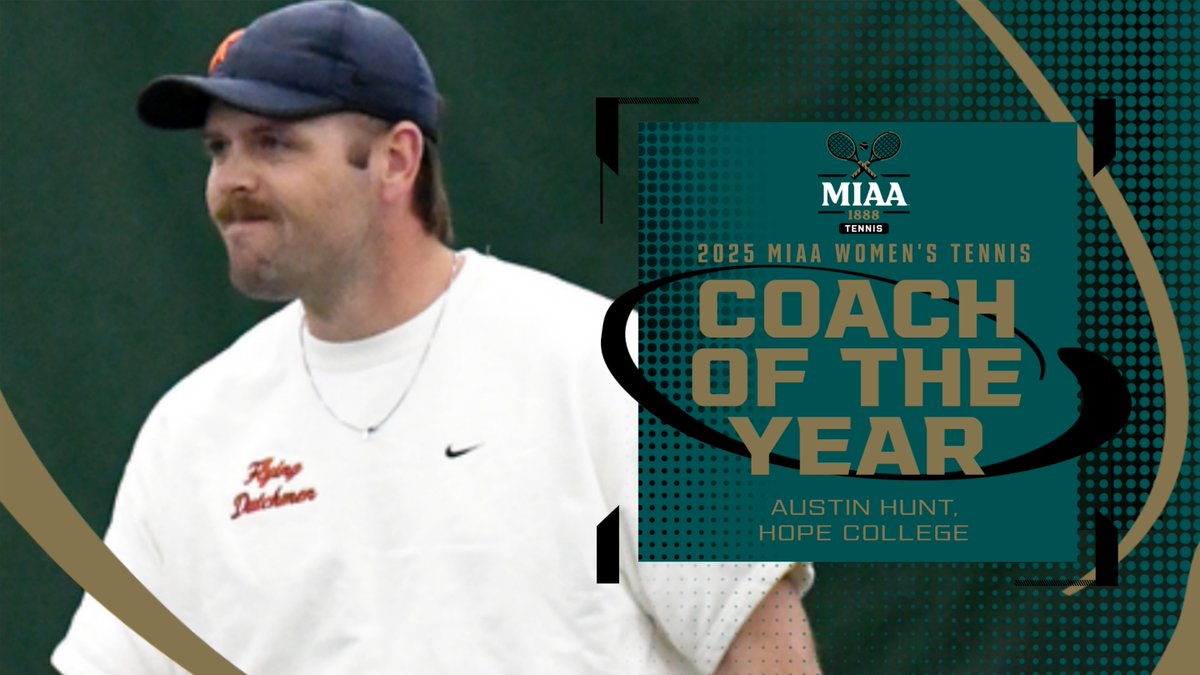 Austin Hunt Claims #D3MIAA Coach of the Year After Flying Dutch Soar Through Regular-Season and League Tourney Play Undefeated 🎾

READ -- bit.ly/44D0jZM

#MIAAwten #GreatSince1888 <a href="/HopeAthletics/">Hope College Athletics</a>