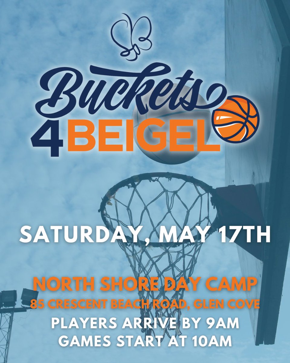 Buckets 4 Beigel is here, and it’s time for summer camps to go head-to-head on the courts at North Shore Day Camp on Saturday, May 17th at 10:00 AM! Every shot taken helps send at-risk children to summer camp. 

👉 secure.actblue.com/donate/buckets…