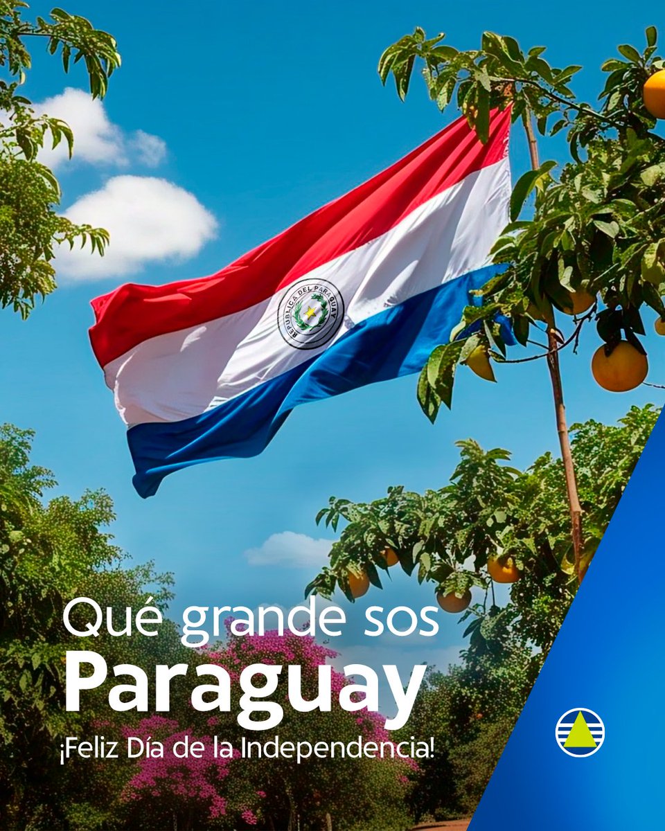 Paraguay, ¡tu grandeza nos inspira a soñar más alto!

Feliz día de la Independencia a quienes trabajan cada día por un país gigante 🇵🇾✨