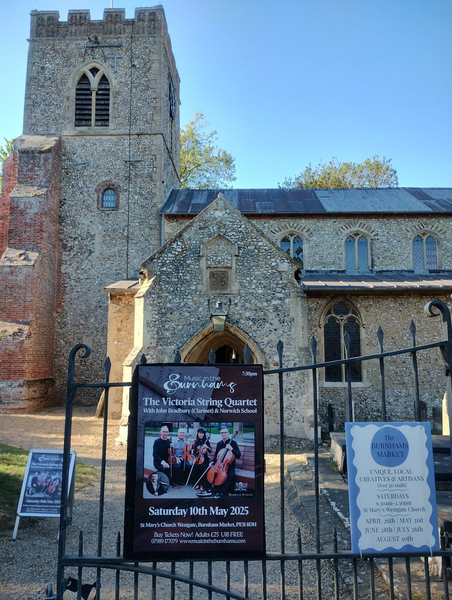 Had a wonderful concert in Burnham Market last Saturday! Such a nice audience, and we performed Mendelssohn's octet with students from Norwich school. Sharing music across different generations is an important thing! Again, we'd say bravo for those who performed with us😍