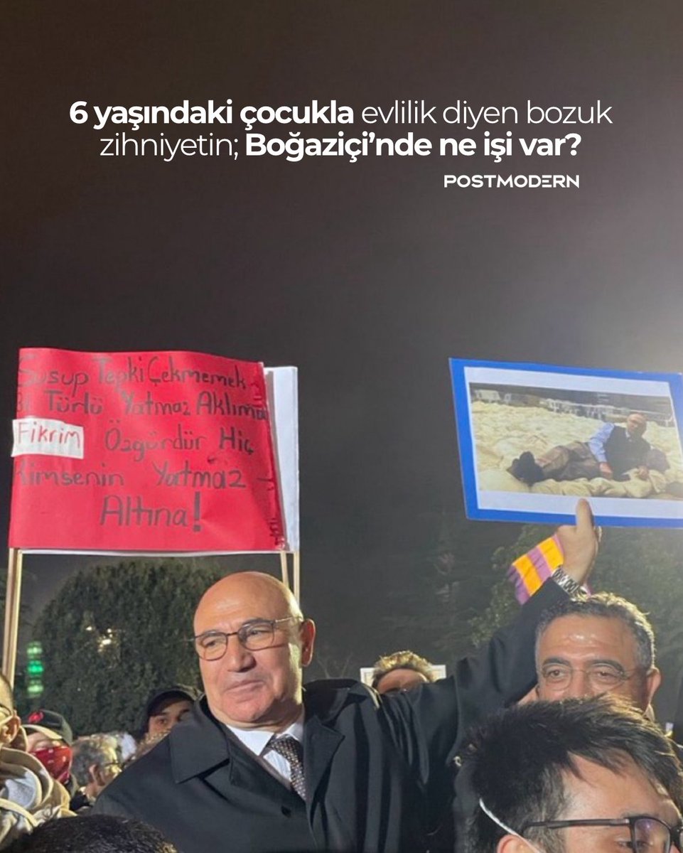 Mahmut Tanal: “6 yaşındaki çocukla evlilik diyen bozuk zihniyetin; Boğaziçi’nde ne işi var?”