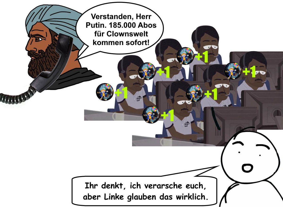 Sie haben unsere geheime Trollfabrik in Mumbai ausfindig gemacht. Jetzt isch over, frens. #Clownswelt