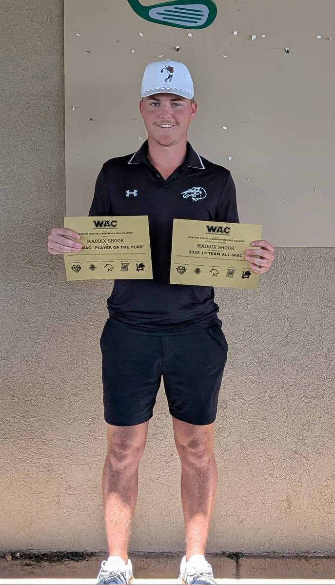 Congratulations Maddix Shook! First Team All WAC Honors &amp; WAC Player of the Year! 

Additional congratulations to Finn Harris for making 2nd Team All WAC.