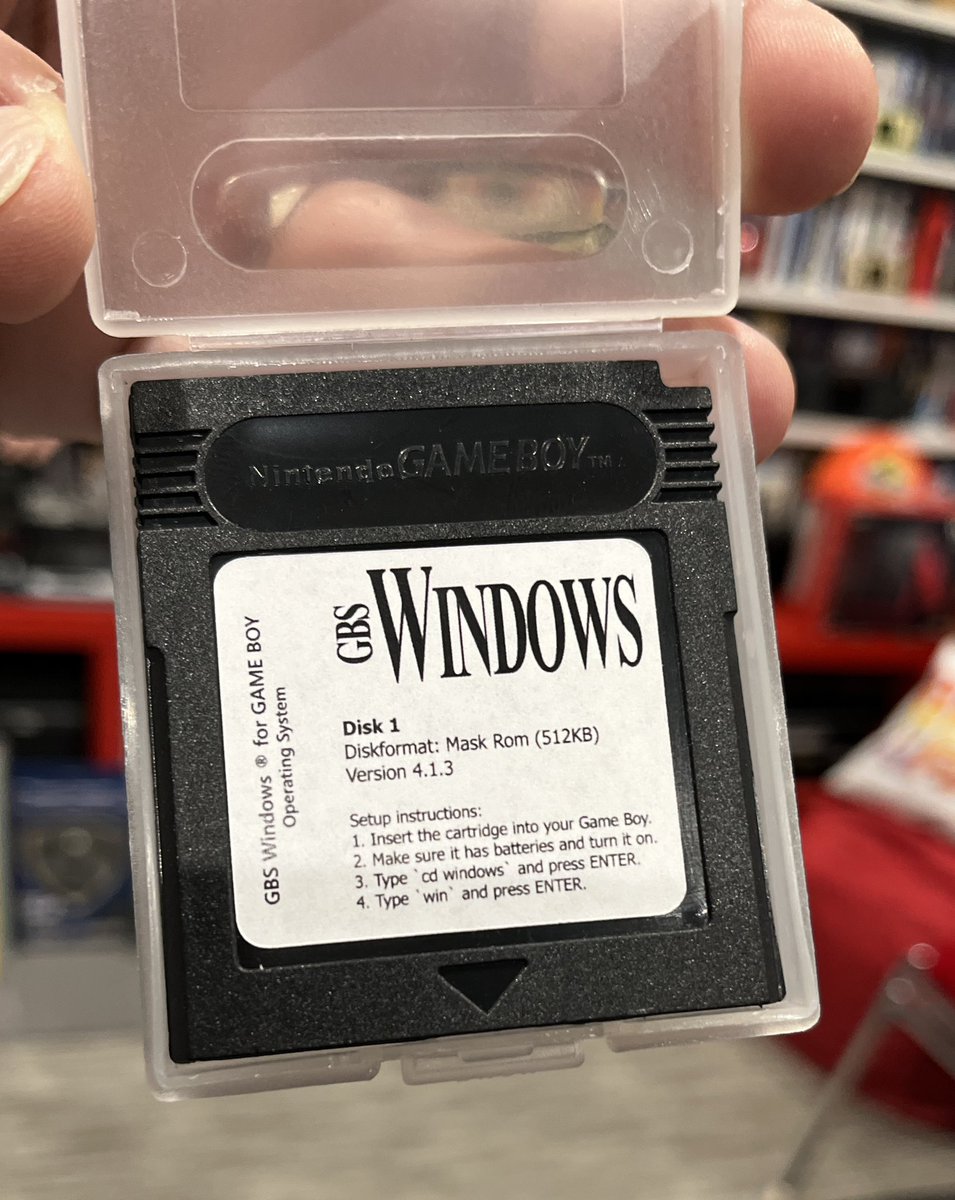Papi Geek 🇫🇷 (@davidoghia) on Twitter photo Regardez comme je suis content! J’ai reçu ma copie de Windows 95 pour Game Boy! Merci à <a href="/_rubenretro_/">Rubenretro</a> pour cette incroyable cartouche! 🤩 Regardez comme je suis content! J’ai reçu ma copie de Windows 95 pour Game Boy! Merci à <a href="/_rubenretro_/">Rubenretro</a> pour cette incroyable cartouche! 🤩