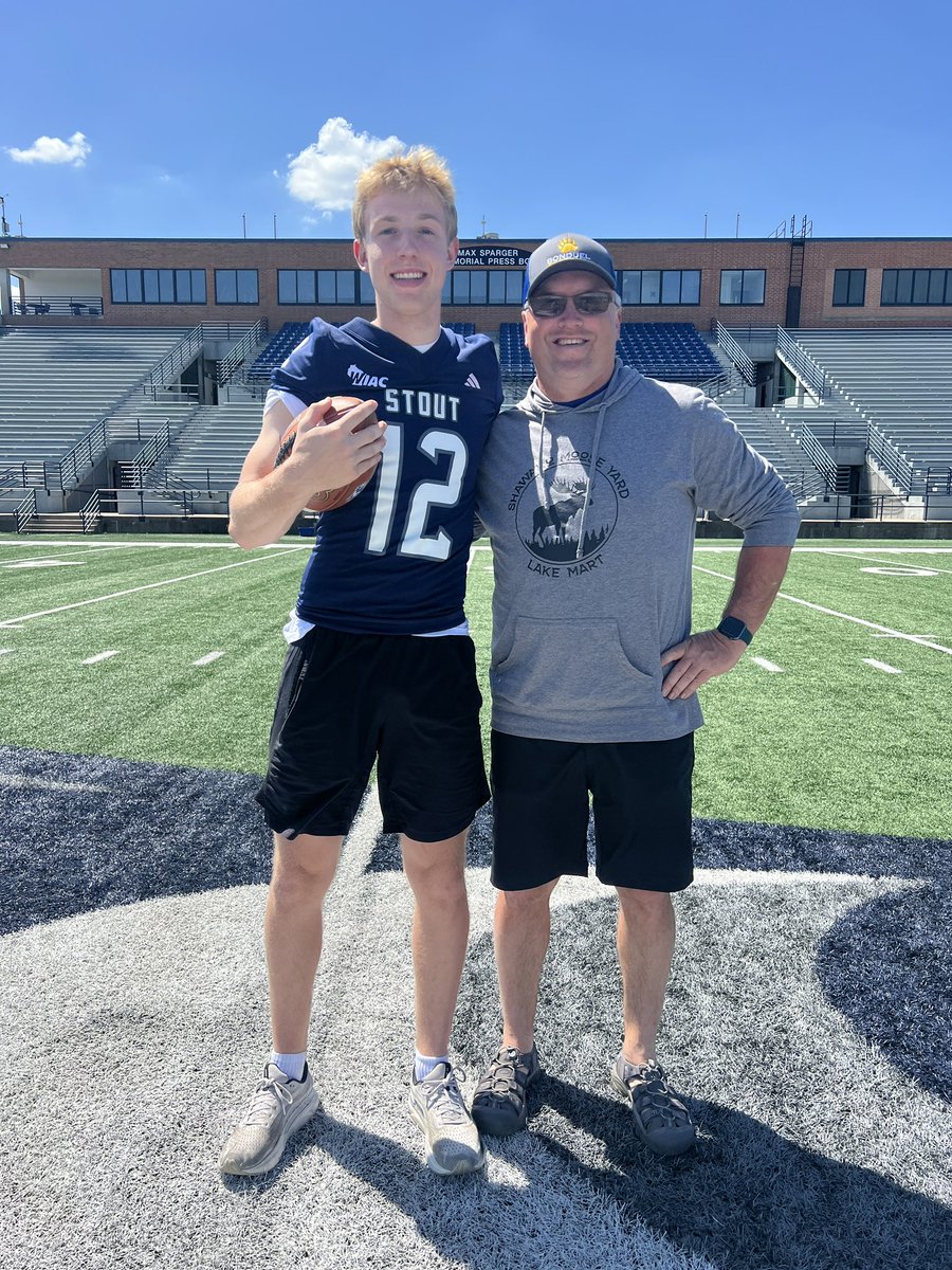 Mason Ballwahn (@masonballwahn5) on Twitter photo I had a great time today at <a href="/UWStoutFootball/">UW-Stout Football</a>!!! Thank you <a href="/NPesik81/">Nick Pesik</a> for having me out here today! I had a great time today at <a href="/UWStoutFootball/">UW-Stout Football</a>!!! Thank you <a href="/NPesik81/">Nick Pesik</a> for having me out here today!