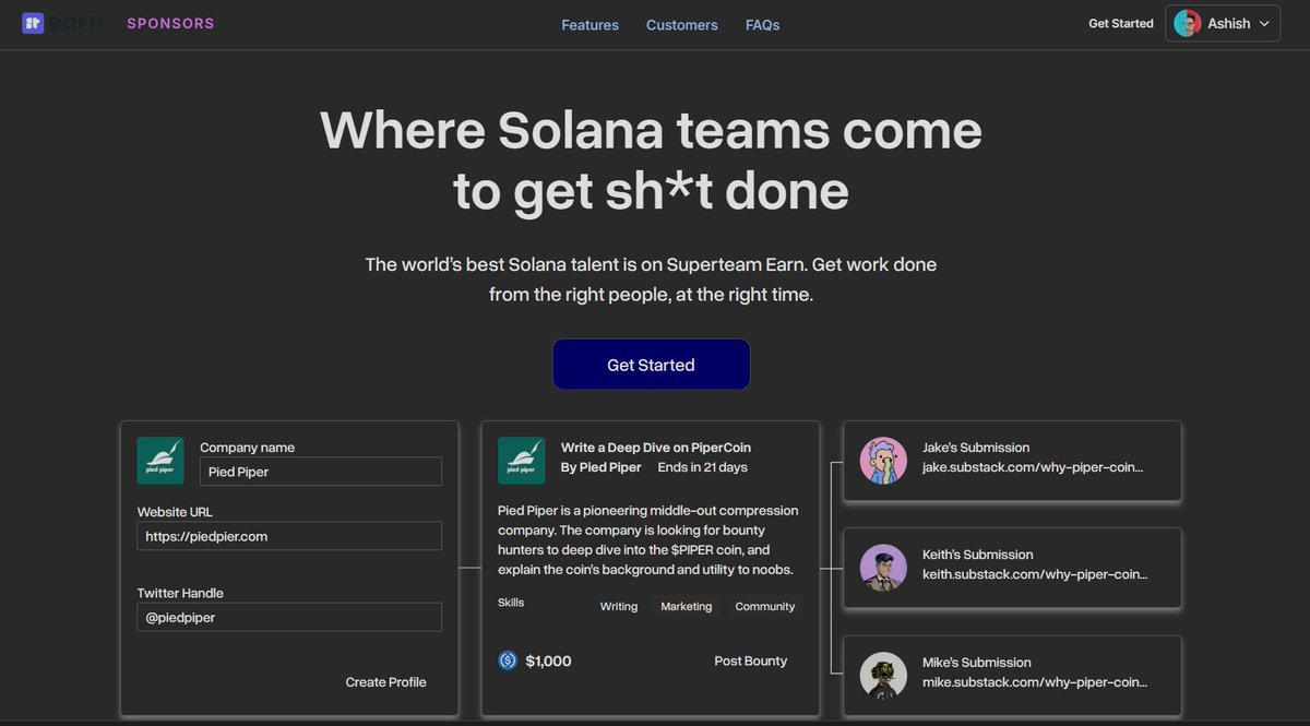 Pied Piper (Silicon Valley reference) feels like a really cool easter egg on <a href="/SuperteamEarn/">Superteam Earn</a>