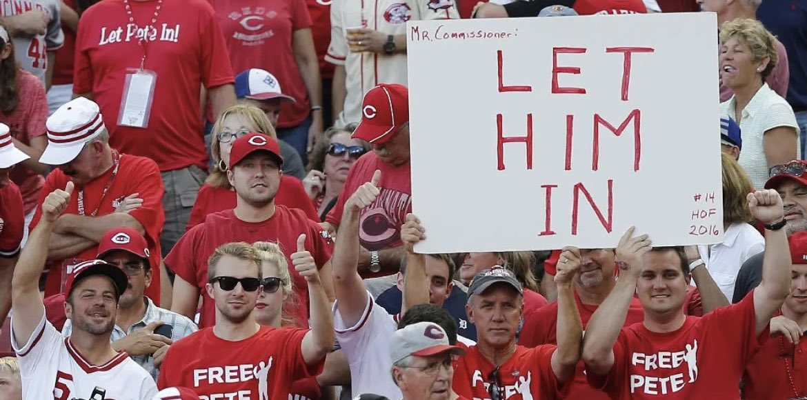 Pete Rose waiting outside heaven’s gate “Thanks, but I’ve got bigger issues now.”