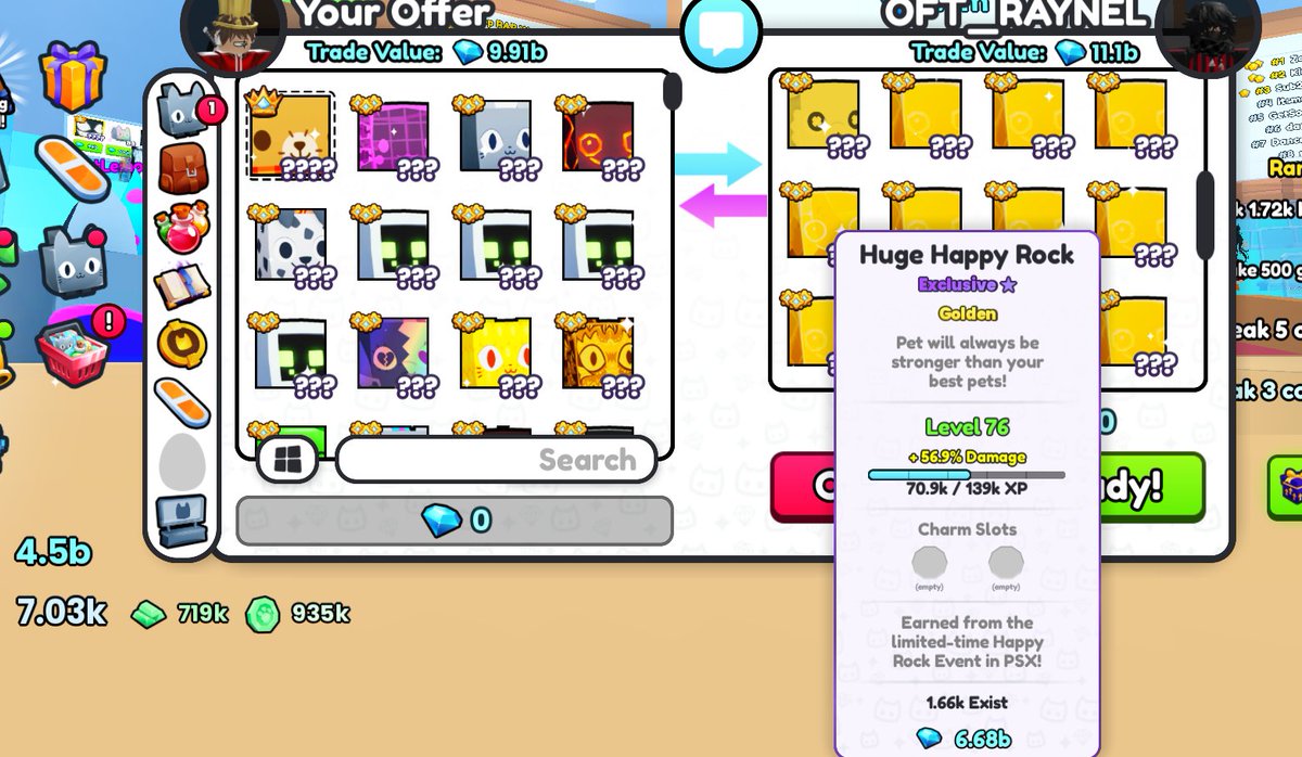 🚨 SCAM 🚨
Please check the other person's pets before accepting!
---
#PetSimulator99 #PetSimulator #PetSim99 #PetSim #PS99