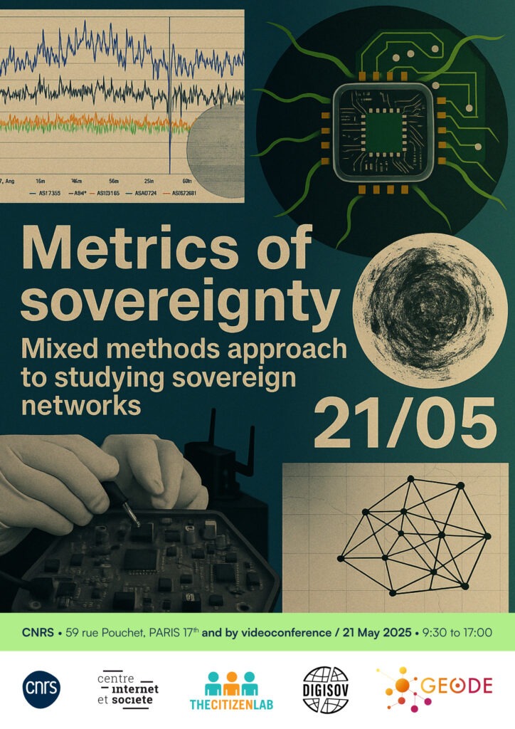 Join us on MAY 21 for a hybrid workshop to explore digital sovereignty, the methodologies for its study, and the global trend around sovereignty in the digital world. 

Featuring presentations by the Citizen Lab’s Ksenia Ermoshina, Jeffrey Knockel, Bill Marczak, and Irene
