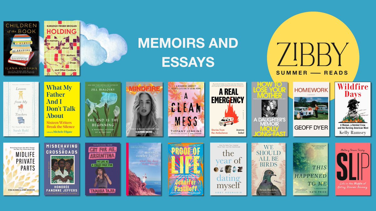 A big thanks to <a href="/zibbyowens/">Zibby Owens</a> for including SLIP in her summer reading list: bit.ly/4mtW8WC

I’m in good company! 💗