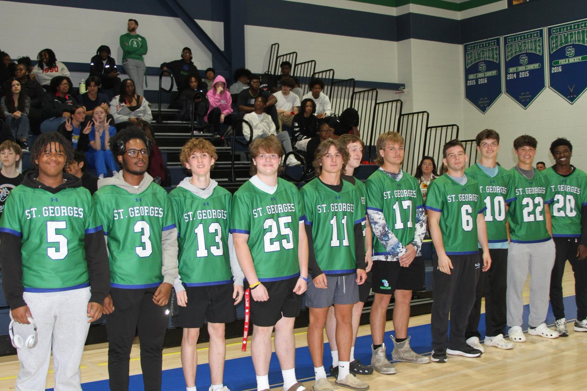 Great afternoon honoring our spring sports.