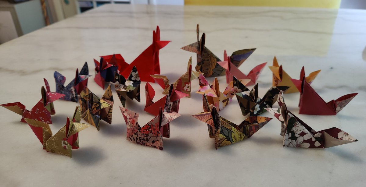 Zoje Stage (@zooshka) on Twitter photo A small army of origami foxes! Everyone at my table for the Greater Pittsburgh Festival of Books fundraiser dinner will get one of my handmade foxes (and some other swag). 🦊🤔
<a href="/pghbookfest/">The Greater Pittsburgh Festival of Books</a> A small army of origami foxes! Everyone at my table for the Greater Pittsburgh Festival of Books fundraiser dinner will get one of my handmade foxes (and some other swag). 🦊🤔
<a href="/pghbookfest/">The Greater Pittsburgh Festival of Books</a>