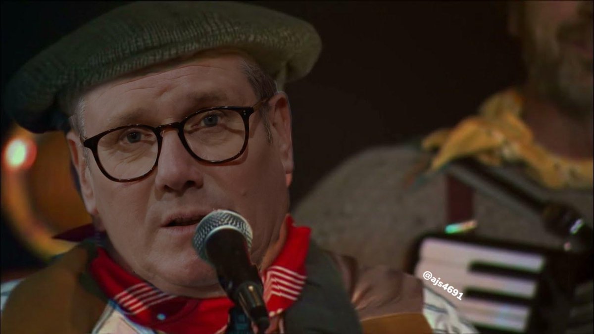 “…times were ‘ard in are house. Me Dad used to have to make tools to buy us those shoes. Any road; he ordered them and when they came back… they weren’t white at all, they were black…”

#Starmer