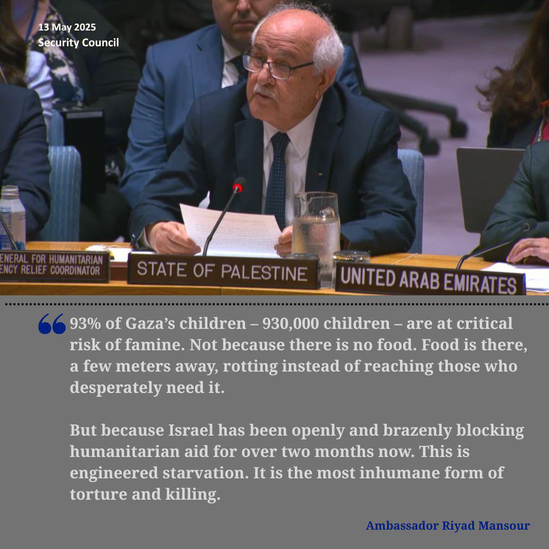 At the Security Council meeting called by 🇬🇧 🇫🇷 🇩🇰 🇬🇷 🇸🇮 on Israel’s blockade and the humanitarian situation: