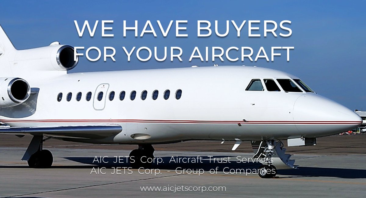 AICJETSCorp's tweet photo. Have plans to sell your aircraft or upgrade your fleet?
Sell your business jet with the team of experts!
https://t.co/K1dZZ7F2lc
🌍 ✈️
#AICJETSCorp #aviation #airport #businessaviation #aircraft #flying #aircraftdelivery #flyprivate #wekeepyouflying #aircrafttrust #aviacion https://t.co/BQo8IeFSlm