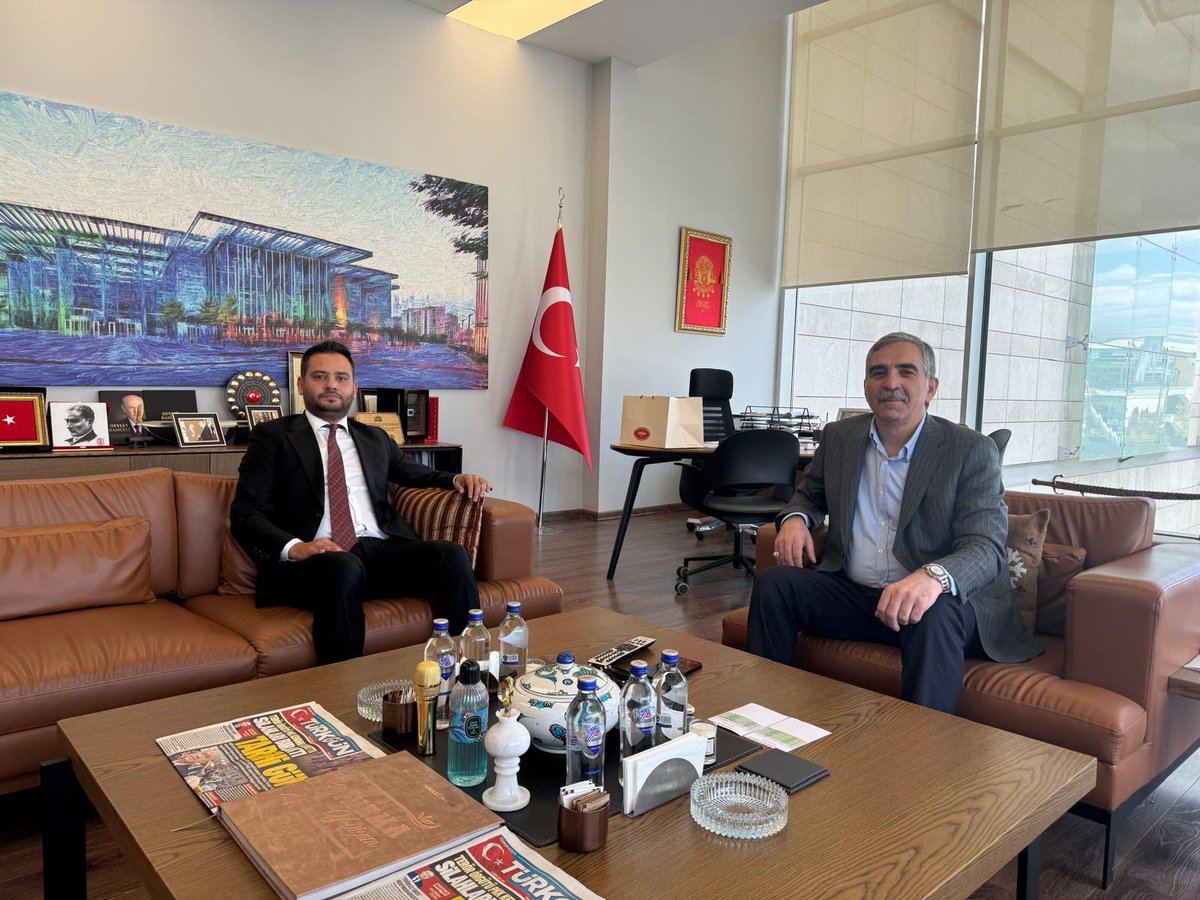 Milliyetçi Hareket Partisi Genel Başkanı, değerli büyüğümüz Dr. Devlet Bahçeli’nin Başdanışmanı; ATO Congresium ve Yıldızlar Organizasyon Yönetim Kurulu Başkanı kıymetli ağabeyim Eyüp Yıldız Beyefendi’yi ziyaret ettim.

Nazik misafirperverliği ve samimi sohbetiyle keyifli bir