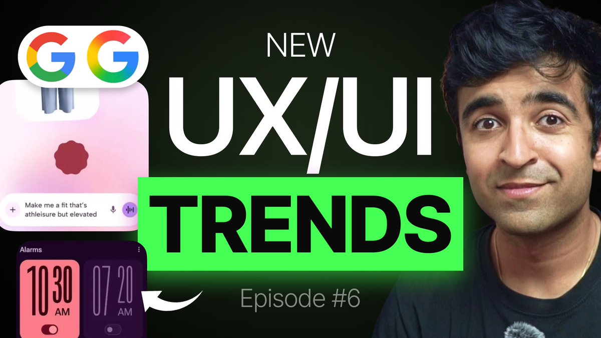 I'm obsessing over Google's new Material Design "Expressive" for UX/UI designers!

Check it out 👉 youtu.be/T9e67ZrlUtE

#uidesign #uxdesign #design #google