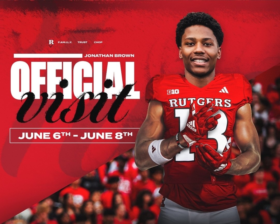 Jonathan Brown (@jvbrow3) on Twitter photo π¨ Official Visit πͺ
Iβm thrilled about the chance to experience this incredible university!
<a href="/FootballSFD/">DeSales Football</a> <a href="/CoachShaw__/">Damiere Shaw</a> <a href="/GregSchiano/">Greg Schiano</a> <a href="/RFootball/">Rutgers Football πͺ</a> <a href="/RutgersRivals/">Rutgers Scarlet Knights | The Knight Report</a> <a href="/AllenTrieu/">Allen Trieu</a> <a href="/Bryan_Ault/">Bryan Ault - Midwest Scout</a> <a href="/Birm/">Jeremy Birmingham</a> <a href="/mickdwalker/">Mick Walker</a> <a href="/RivalsRichie/">Richie OβLeary</a> <a href="/TylerStevens94/">Tyler Stevens</a> <a href="/pouringpurple/">Pouring Purple</a> π¨ Official Visit πͺ
Iβm thrilled about the chance to experience this incredible university!
<a href="/FootballSFD/">DeSales Football</a> <a href="/CoachShaw__/">Damiere Shaw</a> <a href="/GregSchiano/">Greg Schiano</a> <a href="/RFootball/">Rutgers Football πͺ</a> <a href="/RutgersRivals/">Rutgers Scarlet Knights | The Knight Report</a> <a href="/AllenTrieu/">Allen Trieu</a> <a href="/Bryan_Ault/">Bryan Ault - Midwest Scout</a> <a href="/Birm/">Jeremy Birmingham</a> <a href="/mickdwalker/">Mick Walker</a> <a href="/RivalsRichie/">Richie OβLeary</a> <a href="/TylerStevens94/">Tyler Stevens</a> <a href="/pouringpurple/">Pouring Purple</a>