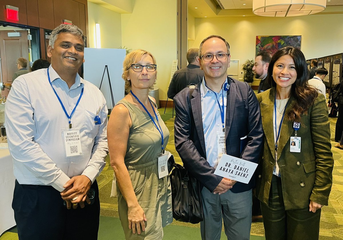 Molecular AI Lab (@amkarolak) on Twitter photo Lots of interactions at the #MoffittScientificSymposium <a href="/MoffittNews/">Moffitt Cancer Center</a> <a href="/USouthFlorida/">University of South Florida</a> with Moffitt’s greatest minds.
Kat (#KatarzynaMizgalska) presents the poster on ML predictions of treatment response in mutation-induced binding sites of cancer targets. Lots of interactions at the #MoffittScientificSymposium <a href="/MoffittNews/">Moffitt Cancer Center</a> <a href="/USouthFlorida/">University of South Florida</a> with Moffitt’s greatest minds.
Kat (#KatarzynaMizgalska) presents the poster on ML predictions of treatment response in mutation-induced binding sites of cancer targets.