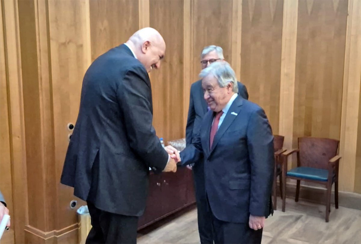 MinisteroDifesa's tweet image. #Berlino 
"Importante incontro con il Segretario Generale @UN @antonioguterres. Abbiamo condiviso la forte preoccupazione per le principali crisi in corso, tra cui Gaza, Sahel e l'importanza di avere efficaci strumenti per contenimento crisi. L’Italia, primo Paese occidentale e