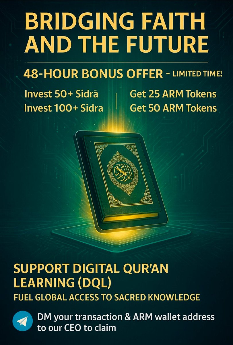 Talhasharukh17's tweet photo. Millions dream of learning the Qur’an but face barriers.
Digital Qur’an Learning (DQL) removes them with accessible online education.
Be part of this mission.
Contribute. Share the reward.
#DigitalDaawah #InvestInGood #LearnQuranOnline
@maljefairi https://t.co/TzHpjujtal