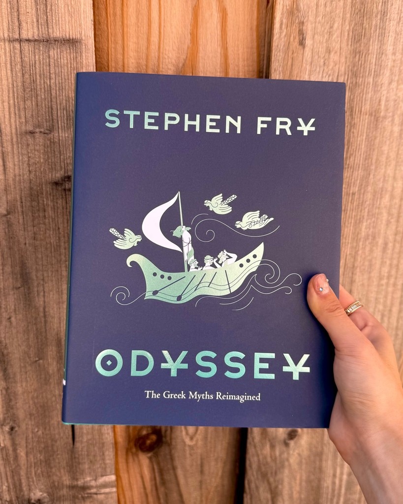 🌟OUT TODAY: Odyssey — The fourth and final installment in the internationally bestselling Mythos series by Stephen Fry.

Find it here: l8r.it/F5Pi