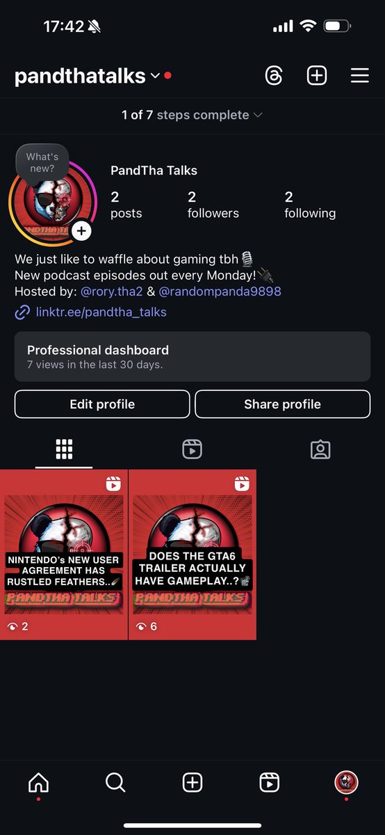 We’re on #Instagram !! It’s taken a while but we’d love to start building our little community that we’ve built on here, tiktok &amp; hopefully progress it onto there as well just so we can continue to boost our little community and talk about all things gaming!!

#Gaming #Podcast