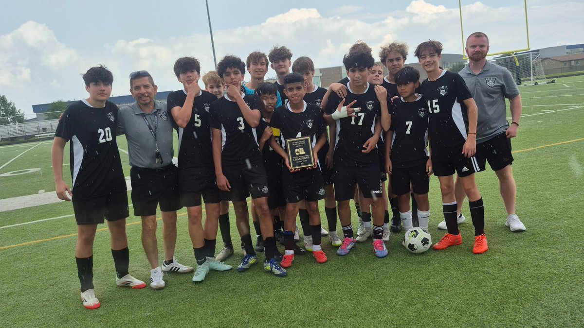 Congratulations to our Boys AMCMS Soccer team, who took the title of district champs this season! Way to go Bobcats!