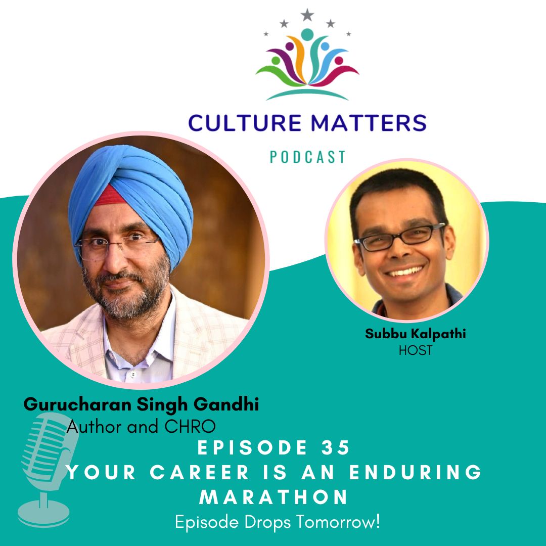 What a joy it was to speak with Gurucharan Singh Gandhi about rethinking how we approach careers for the long run

Guru is articulate, wise and funny in equal measure. I'm 100% sure you'll enjoy listening in. Stay tuned, episode drops tomorrow :)