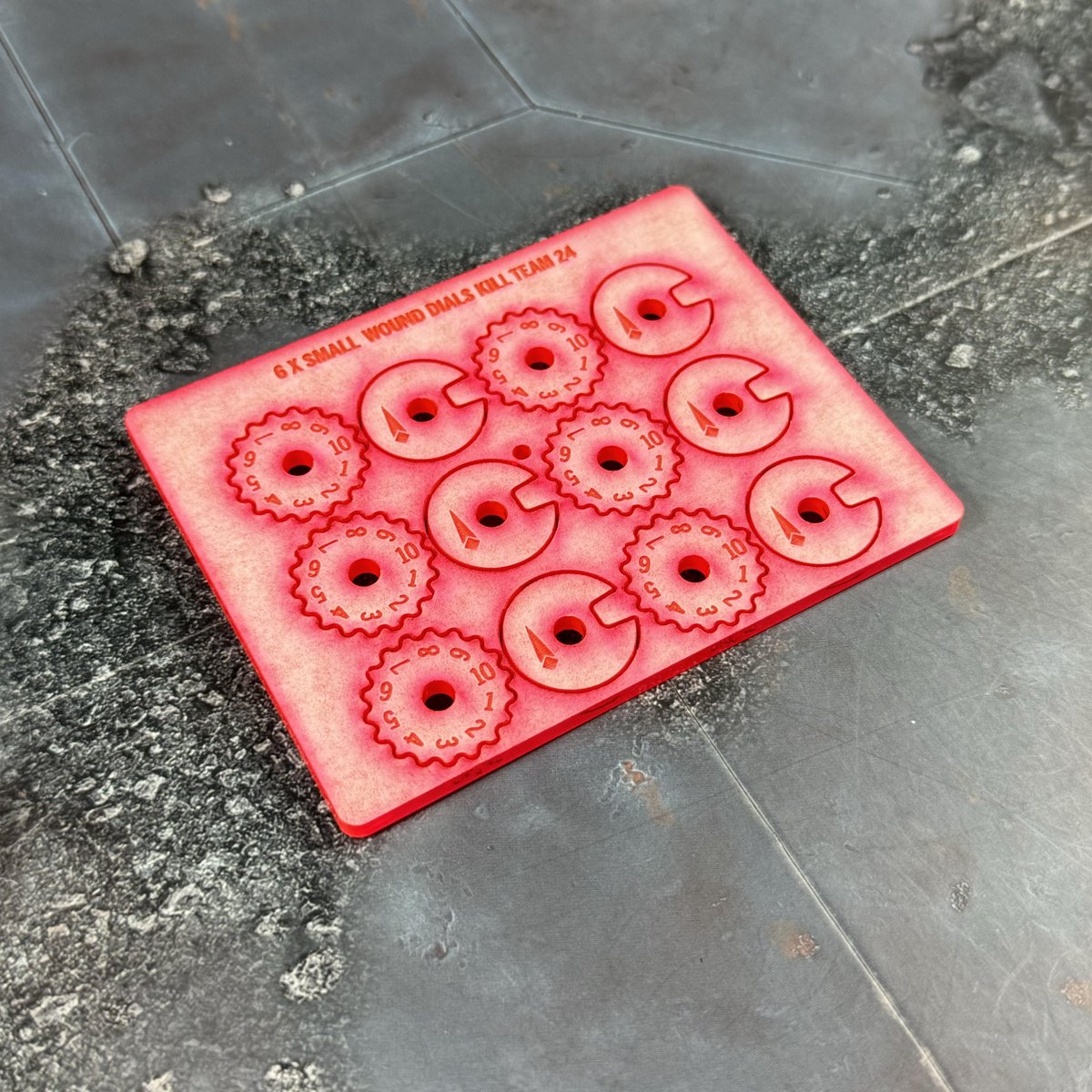 Tracking damage is crucial in Kill Team - and we have the best solution. Out damage dials look amazing and are built to specifically support the teams available in the current game. Grab yours from Art of War Studios!