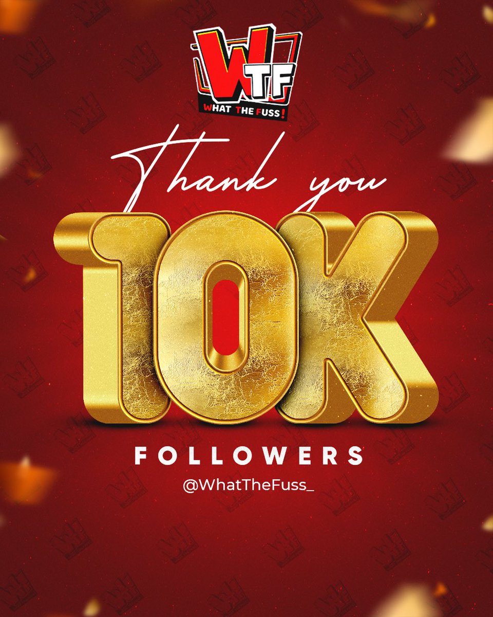 Thanks a ton to our 10K followers, you all made this eventful journey very special for us since 2022.

All this could not be possible without the magic of ‘CINEMA’. Special Shoutout to all those who trusted us &amp; aided us.

What The Fuss ‘Thudarum’