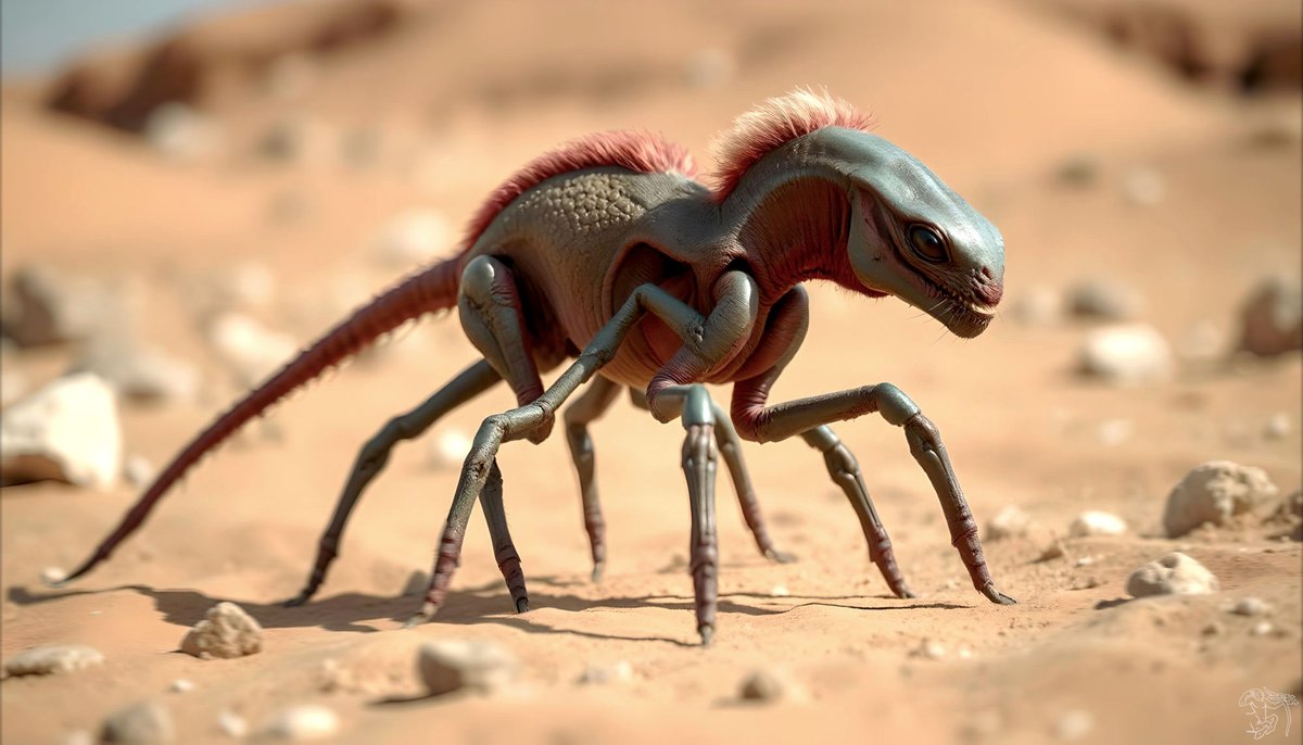 Sagittary73's tweet photo. #AIArt #AIphotograpy #aiphotos #art #visualart #AIArtwork #AIArtCommuity #AiArtSociety #AIArtistCommunity #AlienAnimals #Aliens  
Alien Animals 🐾🙃😁 https://t.co/DqlZBTt6ye
