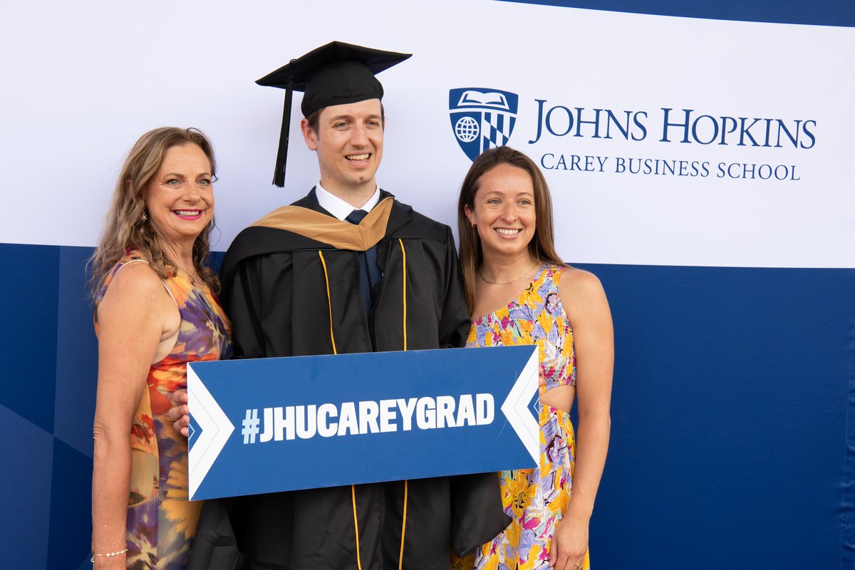 T-7 days until we celebrate our graduates at Carey's Commencement Ceremonies! #JHUCareyGrad