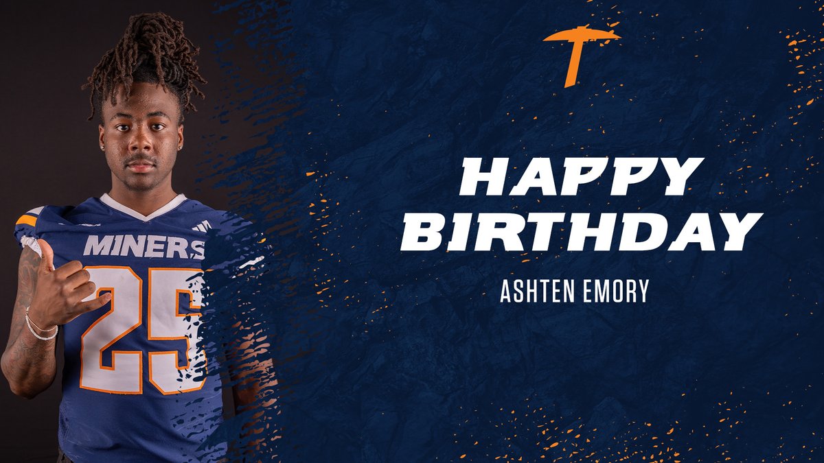 UTEP Football (@utepfb) on Twitter photo Happy birthday to Running Back, Ashten Emoryโผ๏ธโ๏ธ
#PicksUp | #WinTheWest <a href="/AshtenEmory/">ashten โHollywoodโ emory</a> Happy birthday to Running Back, Ashten Emoryโผ๏ธโ๏ธ
#PicksUp | #WinTheWest <a href="/AshtenEmory/">ashten โHollywoodโ emory</a>