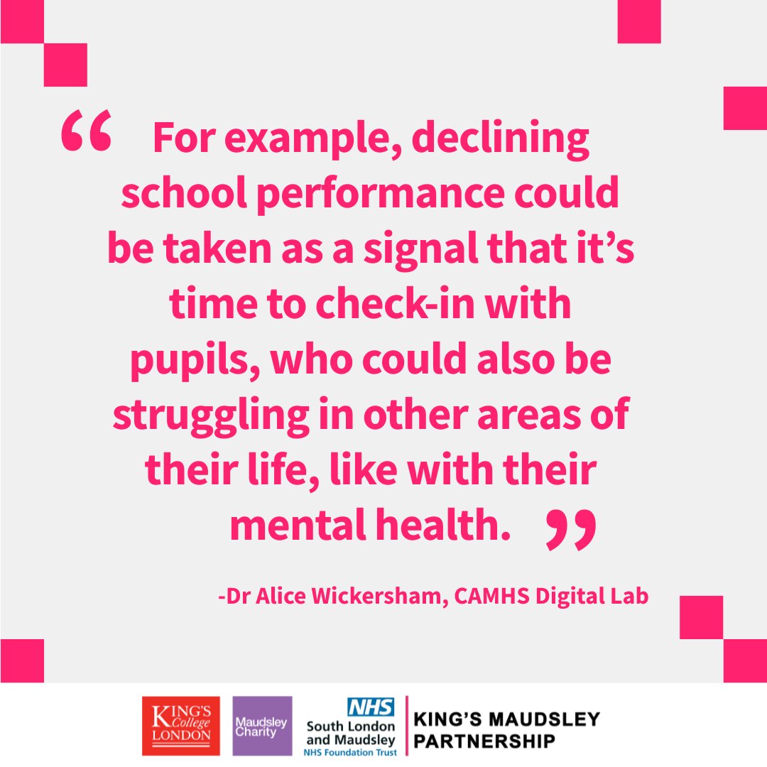 King's Maudsley Partnership (@kingsmaudsley) on Twitter photo This #MentalHealthAwarenessWeek Dr Alice Wickersham (<a href="/camhsdlab/">CAMHS Digital Lab</a>) reflects on the role of school communities in young people's mental health.
👥 What are your thoughts? #MentalHealthAwarenessWeek #KingsMaudsleyPartnership
<a href="/KingsIoPPN/">Institute of Psychiatry, Psychology & Neuroscience</a> <a href="/MaudsleyNHS/">NHS Maudsley</a> <a href="/maudsleycharity/">Maudsley Charity</a> <a href="/mentalhealth/">Mental Health Foundation</a> This #MentalHealthAwarenessWeek Dr Alice Wickersham (<a href="/camhsdlab/">CAMHS Digital Lab</a>) reflects on the role of school communities in young people's mental health.
👥 What are your thoughts? #MentalHealthAwarenessWeek #KingsMaudsleyPartnership
<a href="/KingsIoPPN/">Institute of Psychiatry, Psychology & Neuroscience</a> <a href="/MaudsleyNHS/">NHS Maudsley</a> <a href="/maudsleycharity/">Maudsley Charity</a> <a href="/mentalhealth/">Mental Health Foundation</a>