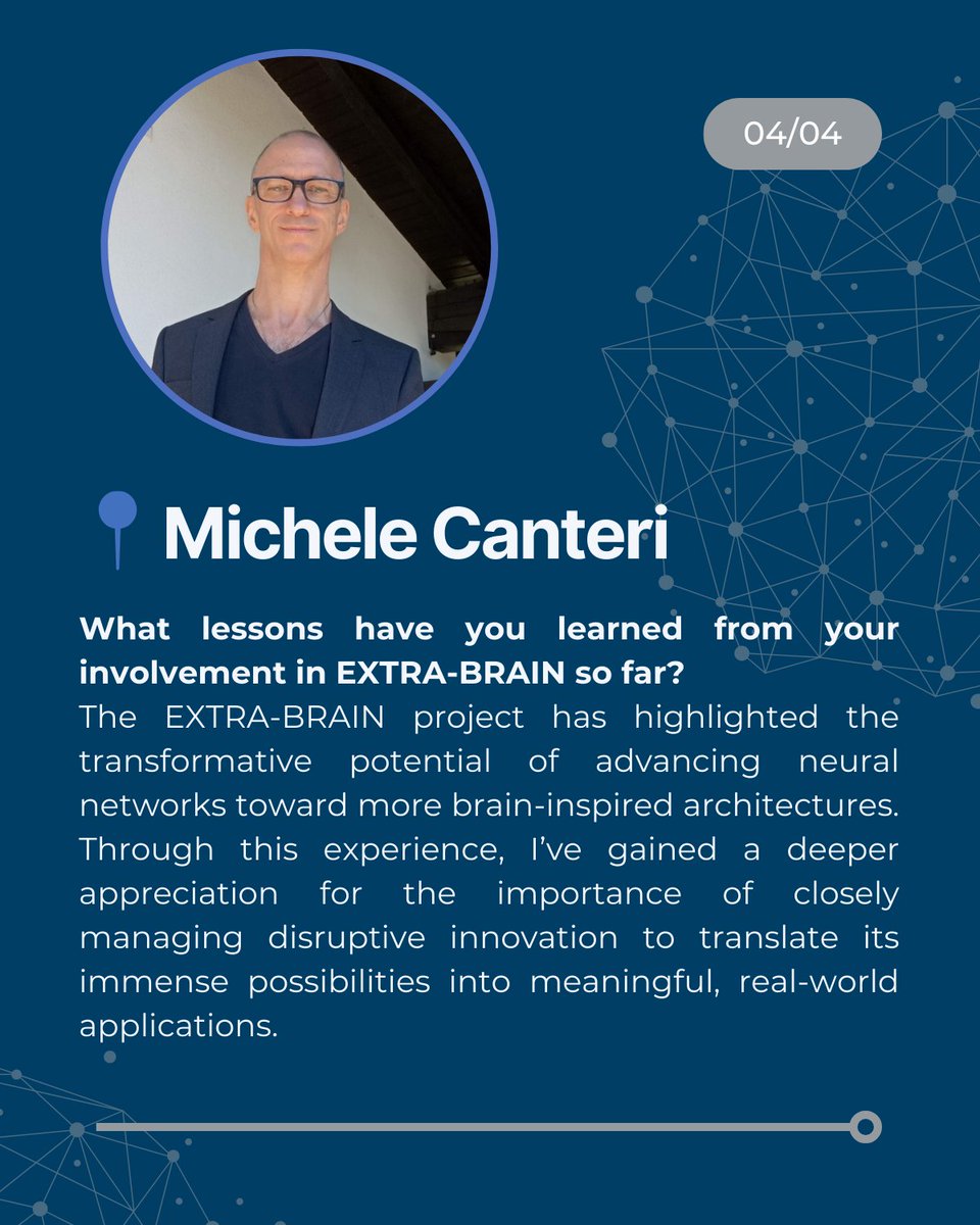 Excited to introduce you to Michele Canteri 🥁 Meet the team members behind GFT Italia, driving brain-like AI innovation and leading the #EXTRABRAIN use case “Digital Finance“ 🧠

#GFT #ArtificialIntelligence #AI #Innovation #Neuralnetworks #HORIZON #Fintech
